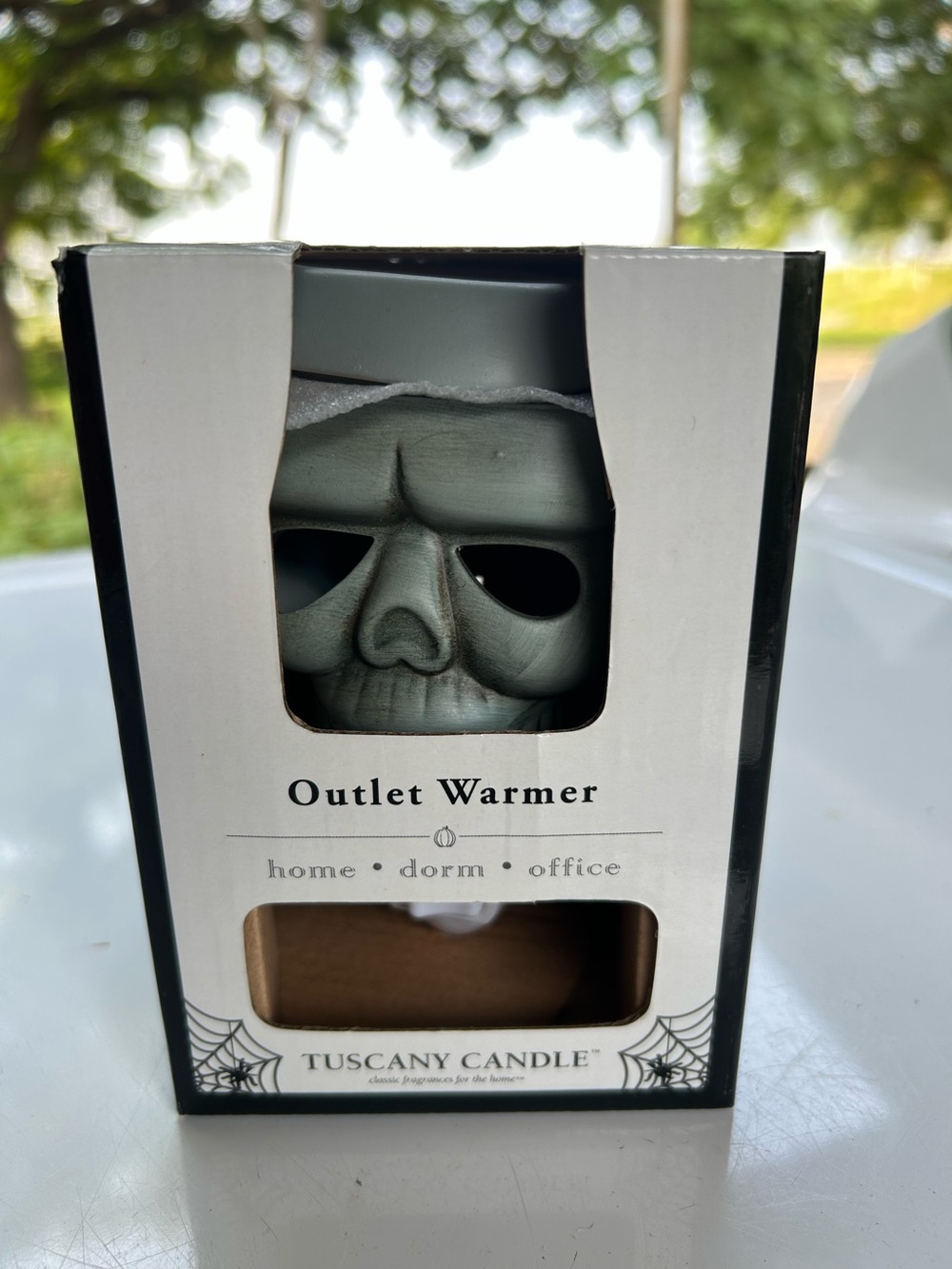 Gray Skull Outlet Warmer